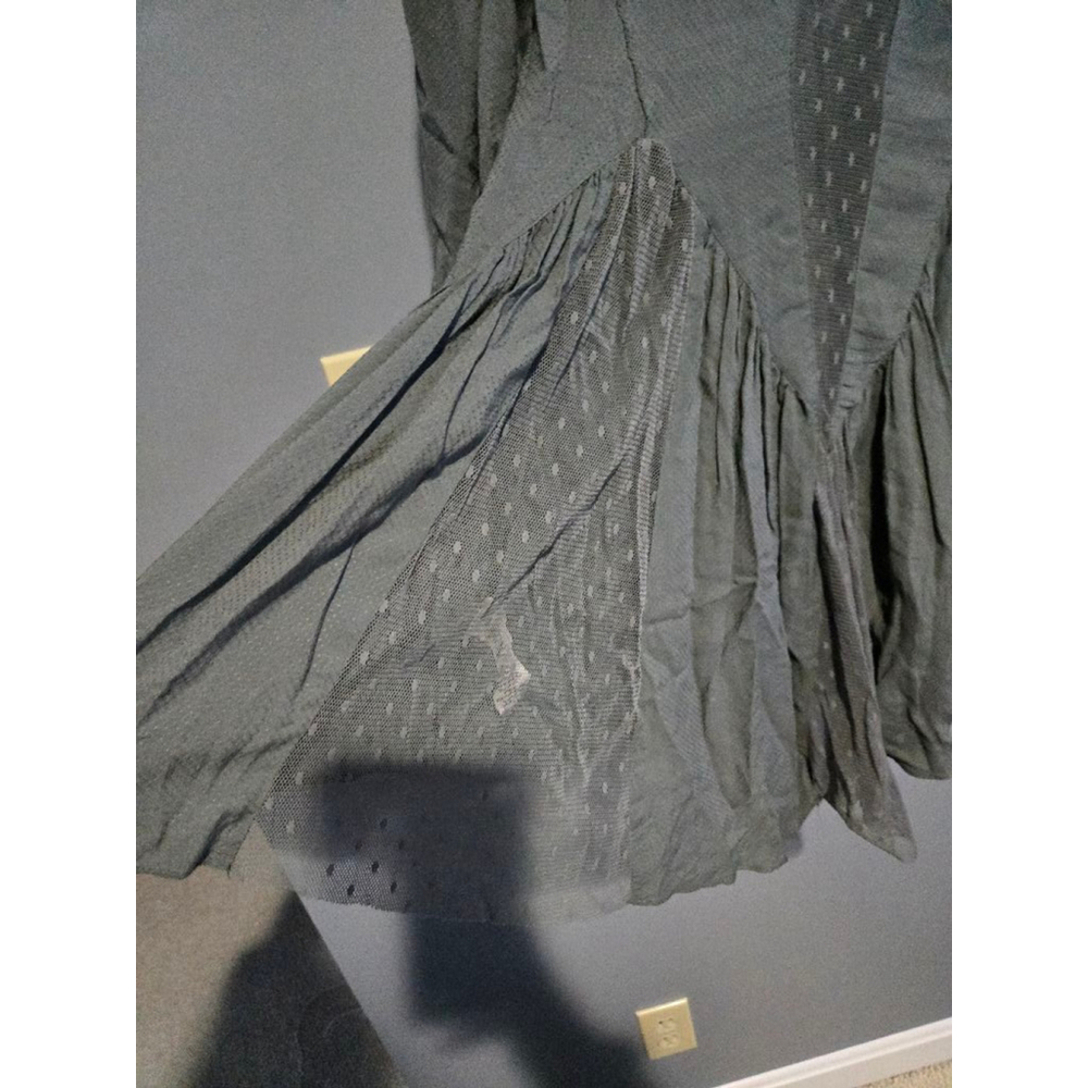 NWT Women's Free People Blouse Size S Green - Picture 9 of 10